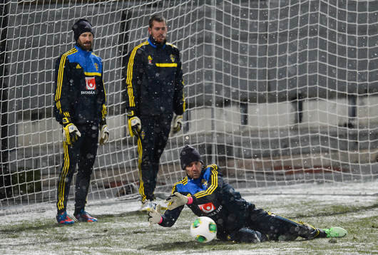 Johan Wiland, Kristoffer Nordfeldt och Andreas Isaksson