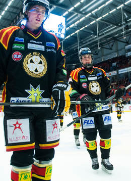 Sebastian Wännström, och Mattias Nörstebö, Brynäs,