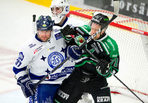 Bläddra bland fler bilder av Ishockey, Kval till Elitserien, Rögle-Leksand