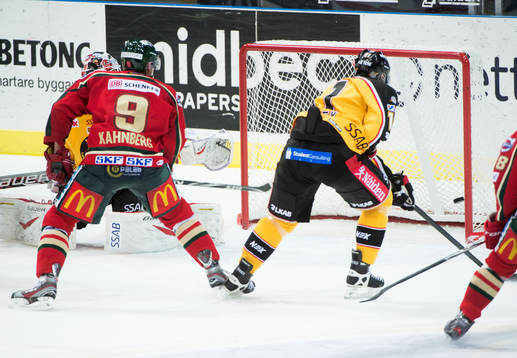 Magnus Kahnberg, Frölunda, gör 2-1