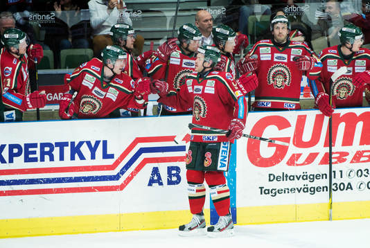 Magnus Kahnberg, Frölunda, gör 2-1