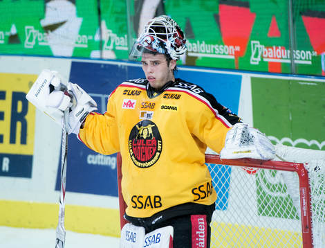 Johan Gustafsson, målvakt Luleå