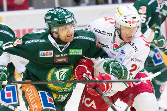 Bläddra bland fler bilder av Ishockey, SM, Kvartsfinal, omg 5, Färjestad BK - Modo