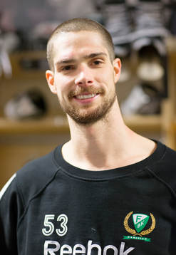 Alexander Salak, Färjestad  , privat i omklädningsrum