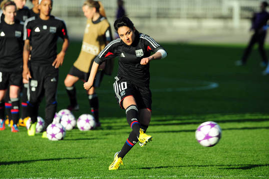 Louisa NECIB - 20.03.2013 - Lyon / Malmoe - 1/4Finale aller