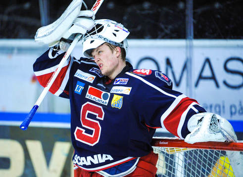 Anton Forsberg, målvakt, Södertälje, deppar