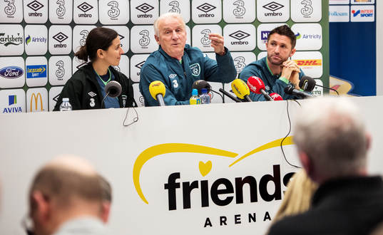 Giovanni Trapattoni, förbundskapten, Robbie Keane, Irland