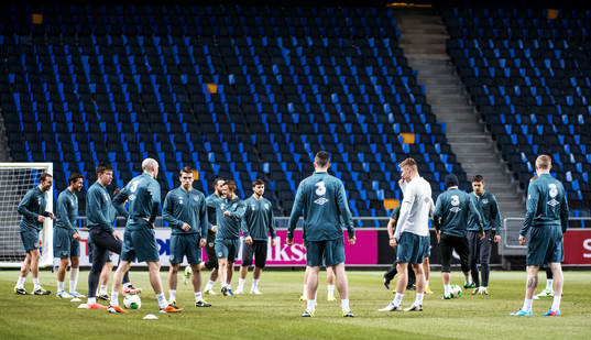 Irland tränar på Friends Arena