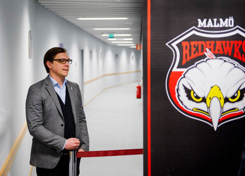 Björn Hellkvist, en av de nya tränarna i MIF Redhawks