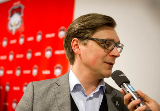 Björn Hellkvist, en av de nya tränarna i MIF Redhawks