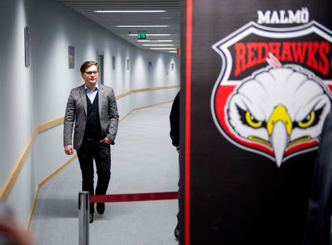 Björn Hellkvist, en av de nya tränarna i MIF Redhawks