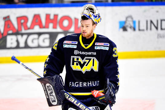 Gustaf Wesslau, målvakt, HV71 byts ut