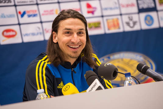 Presskonferens med Zlatan Ibrahimovic