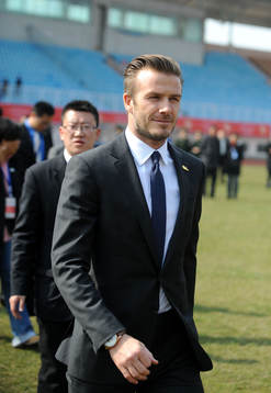 Fotboll, David Beckham i Kina