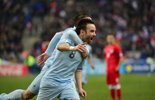 Joie Mathieu VALBUENA - 22.03.2013 - France / Georgie -