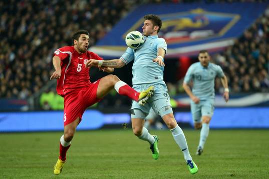 Olivier GIROUD - 22.03.2013 - France / Georgie -