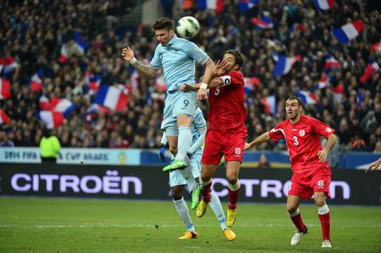 Goal Olivier GIROUD - 22.03.2013 - France / Georgie -