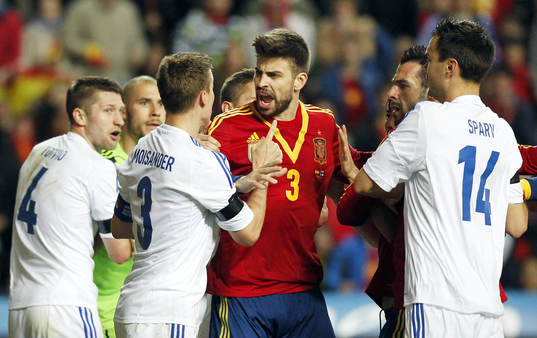 Gerald Pique - 22.03.2013 - Espagne / Finlande -