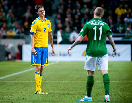 Mikael Lustig, Sverige och James McClean, James McClean,