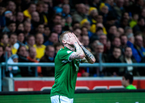 James McClean,  Irland deppar