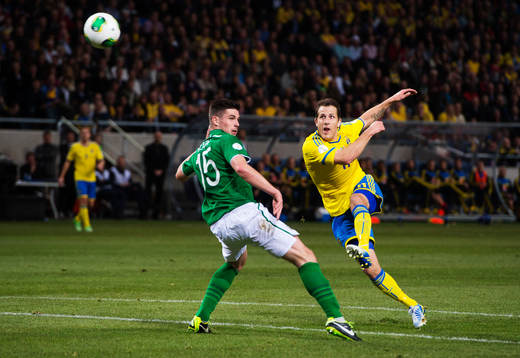 Tobias Hysén, Sverige, skjuter