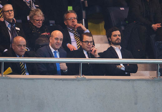 Statsminister Fredrik Reinfeldt, prins Daniel och prins