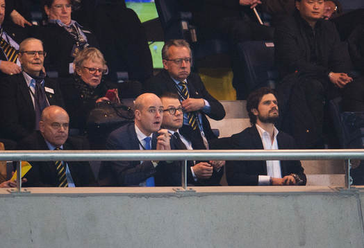 Statsminister Fredrik Reinfeldt, prins Daniel och prins