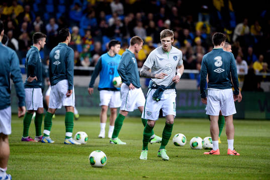 Irland värmer upp