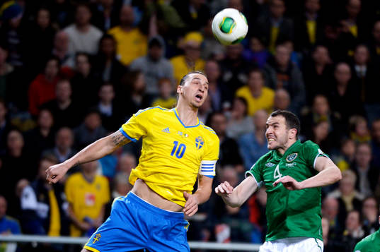 Zlatan Ibrahimović, Sverige i nickduell med John O'Shea,
