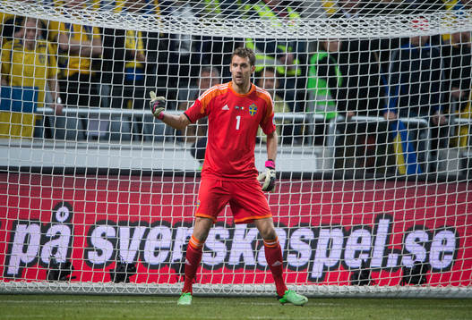 Andreas Isaksson, målvakt Sverige