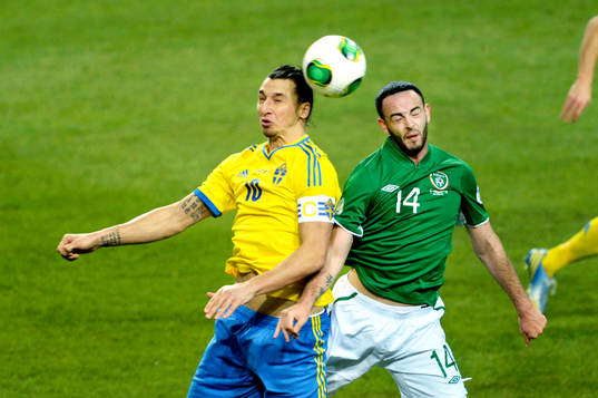 Zlatan Ibrahimović, Sverige i nickduell med Marc Wilson,