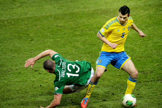 Jon Walters, Irland faller bakom Behrang Safari, Sverige
