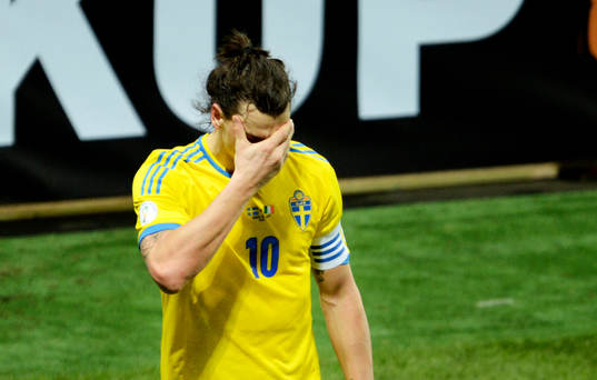 Zlatan Ibrahimović, Sverige deppar