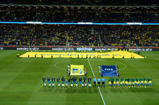 Fotboll, VM-kval, Sverige - Irland