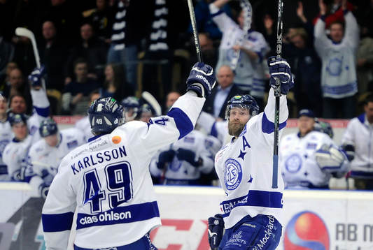 1-1 målet av Leksands nr 7 Johan Svedberg