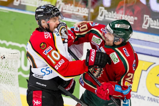 Johan Fransson, Luleå och Joel Lundqvist, Frölunda ryker