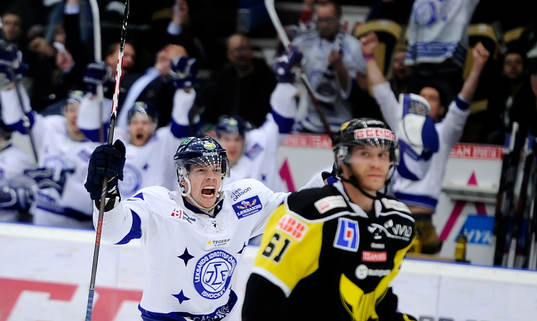 3-1 genom Michael Rafl i Leksand som jublar