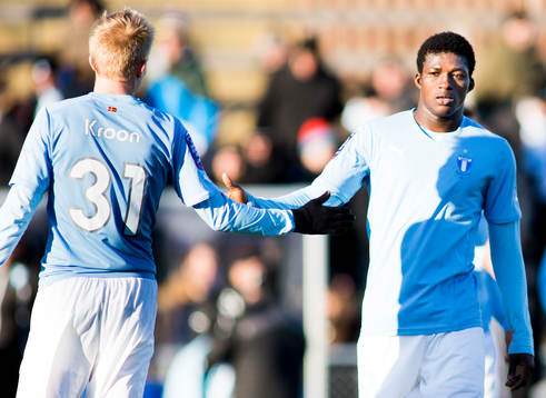 Simon Kroon, och Benjamin Fadi, Malmö FF