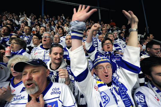 Leksands supportrar i ABB Arena