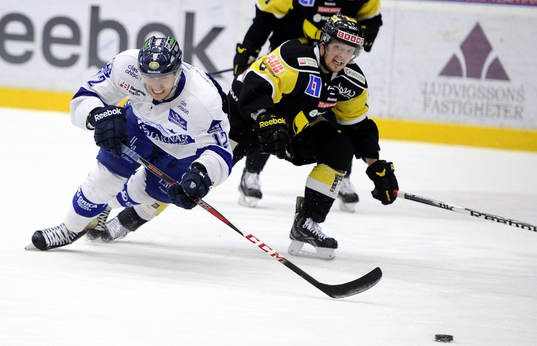Leksands nr 12	 Michael Raffl och Västerås nr 68 David