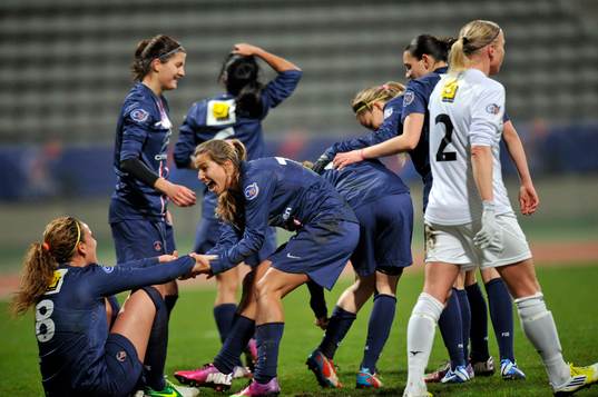 Joie du PSG - Tobin HEATH - 23.03.2013 - Paris Saint