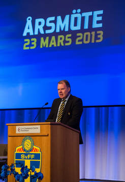 Karl-Erik Nilsson, ordförande Svenska Fotbollförbundet