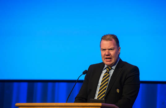Karl-Erik Nilsson, ordförande Svenska Fotbollförbundet
