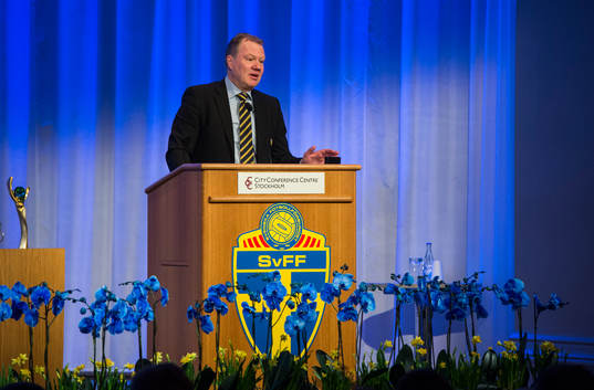 Karl-Erik Nilsson, ordförande Svenska Fotbollförbundet