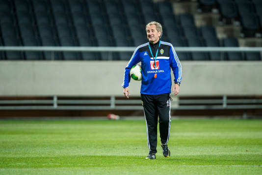 Bläddra bland fler bilder av Fotboll, Sverige A, Träning