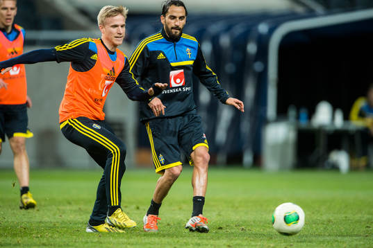 Oscar Wendt och Erkan Zengin