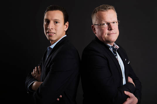Martin Smedberg-Dalence och Jan Andersson, tränare IFK
