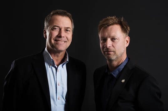 Sonny Karlsson, sportchef, och Peter Gerhardsson, tränare