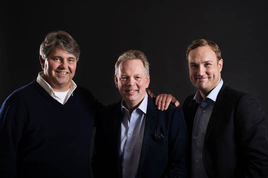 Thomas Wernerson, Mats Nyström och Chris Härenstam, SVT