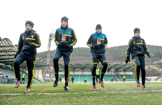 Behrang Safari, Jonas Olsson, Andreas Granqvist och Jimmy